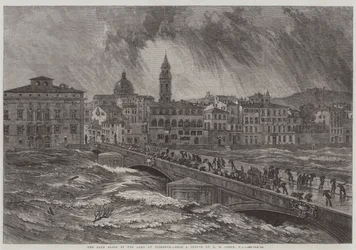 Die letzte Flut des Arno in Florenz
